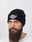 Шапка MITCHELL NESS арт. HCFK6021-LAKYYPPPBLCK Los Angeles Kings NHL (черный / серый)